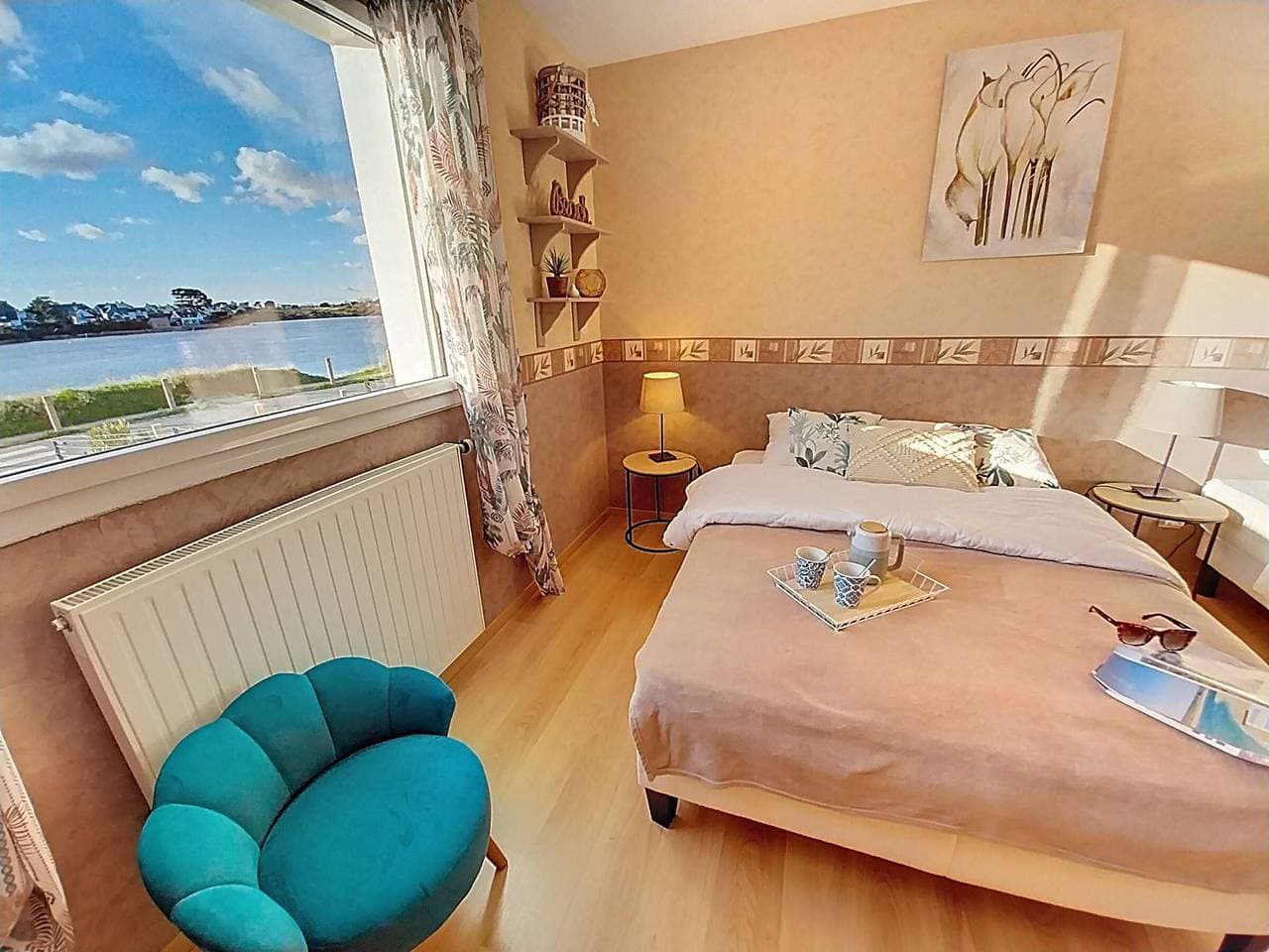 Foto 13 von 28: 3-Zimmer-Wohnung in Étel - Hafenblick mit Wifi und Parkplatz
