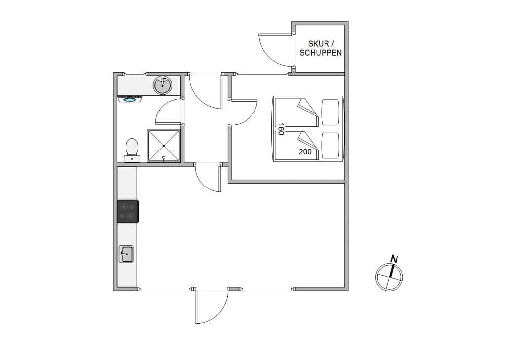 Foto 6 von 29: Moderne Ferienwohnung auf Langsand in Hvide Sande