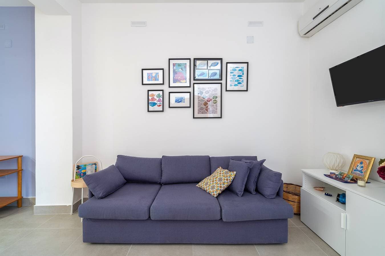 Foto 13 von 28: Ferienwohnung "Kind of Blue" mit Meerblick, WLAN und Klimaanlage