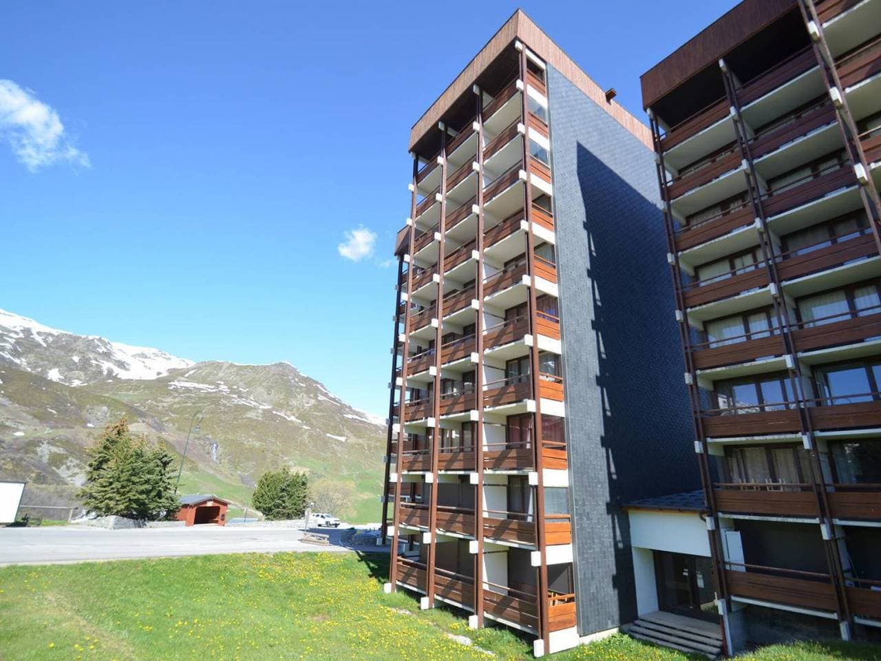 Foto 12 von 12: Studio ideal gelegen an den Pisten Les Menuires, 2 Pers, Südbalkon, kostenloses Parken
