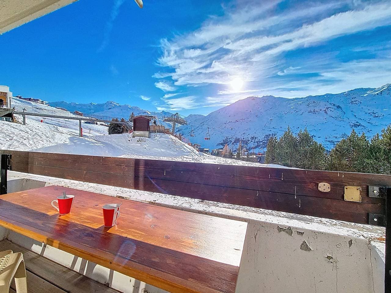 Foto 12 von 18: Renoviertes helles Studio, Ski-in/Ski-out, Balkon, 3 Personen