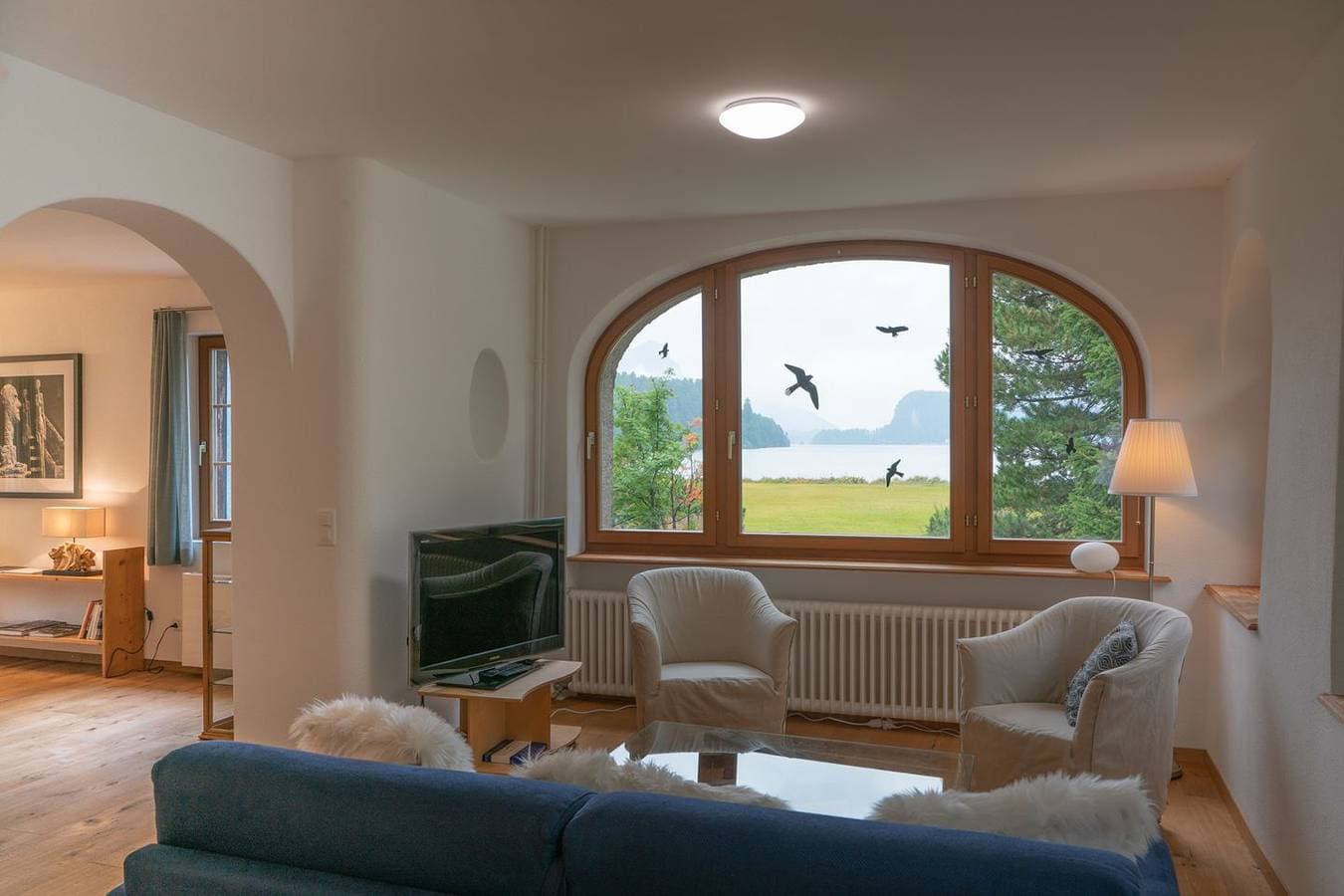 Foto 4 von 26: Chesa Clos – Wohnung mit Seeblick & grossem Garten