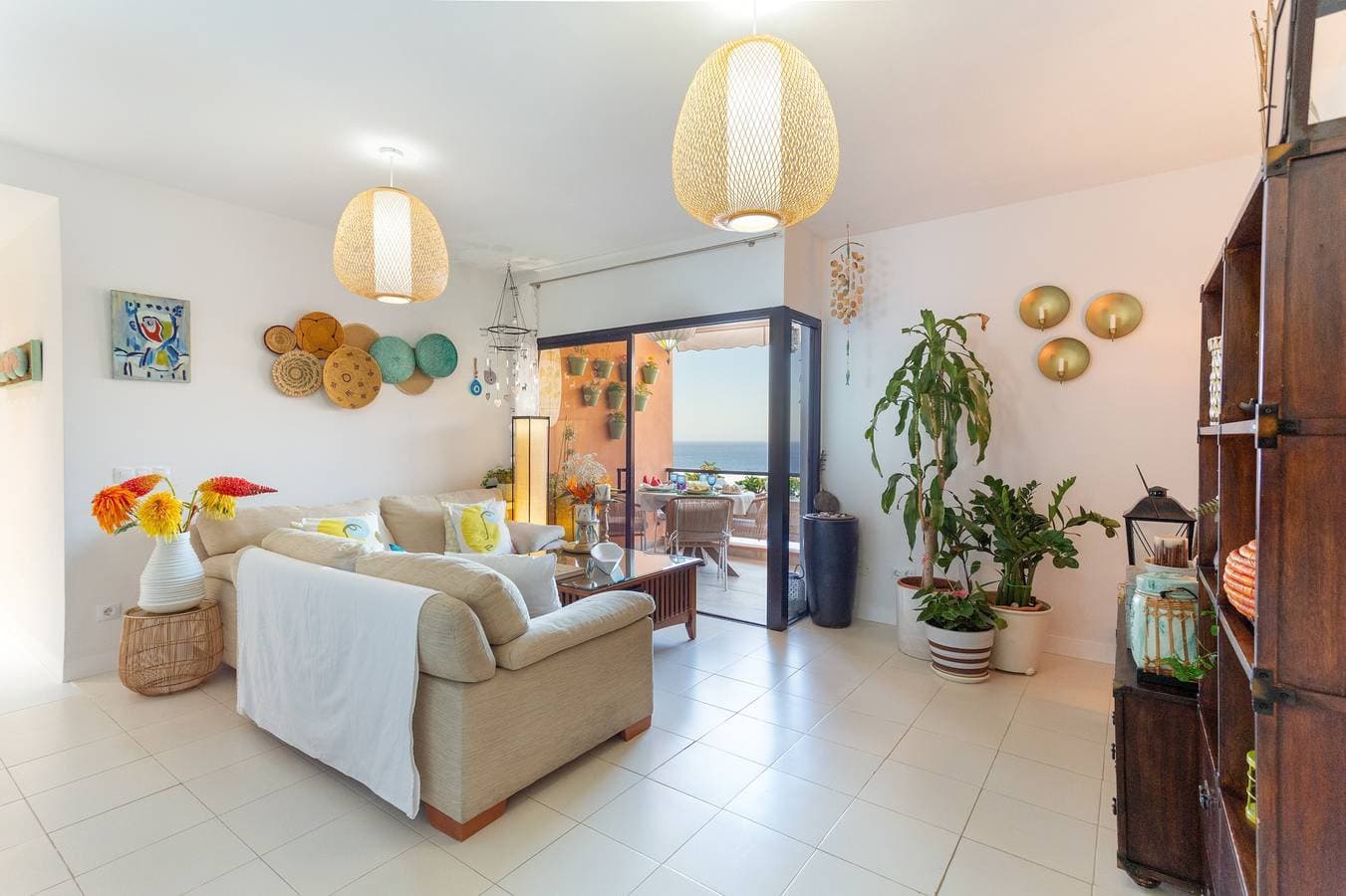Foto 6 von 37: Ferienhaus "Mouna's House" mit Meerblick, Gemeinschaftspool und WLAN