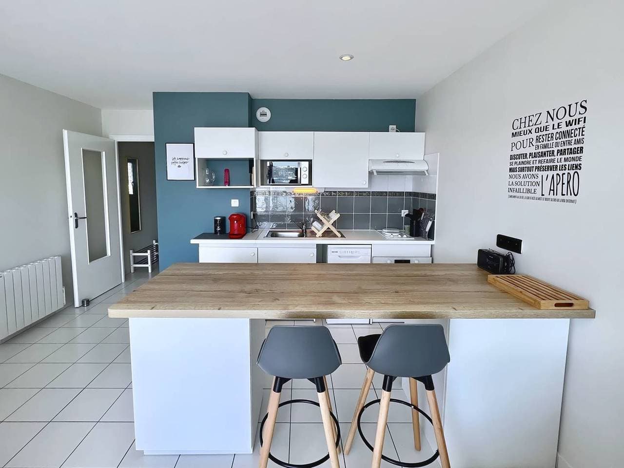 Foto 6 von 21: Étel - 42 m² Wohnung - 2 Zimmer - WIFI - Nahe des Hafens
