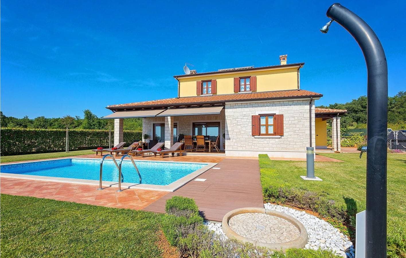 Foto 11 von 48: Reizende 2-Zimmer-Wohnung mit Pool und Terrasse in Visnjan, 500 m von den Sehenswürdigkeiten entfernt