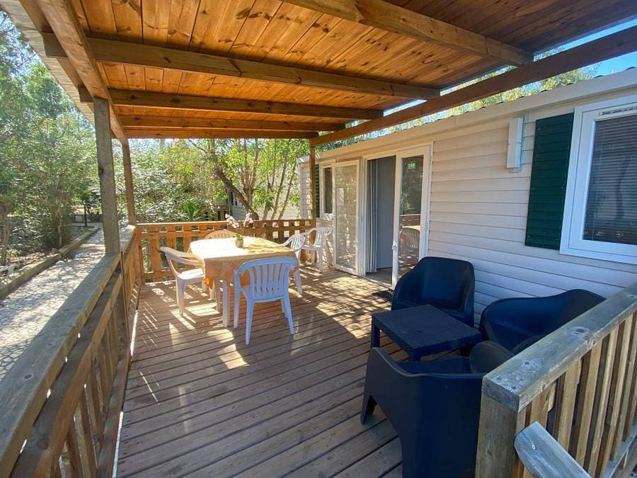Foto 1 von 23: Sos Flores Camping Village - Mobilheim 4 personen - Superior Meeresbereich - Französisches Bad