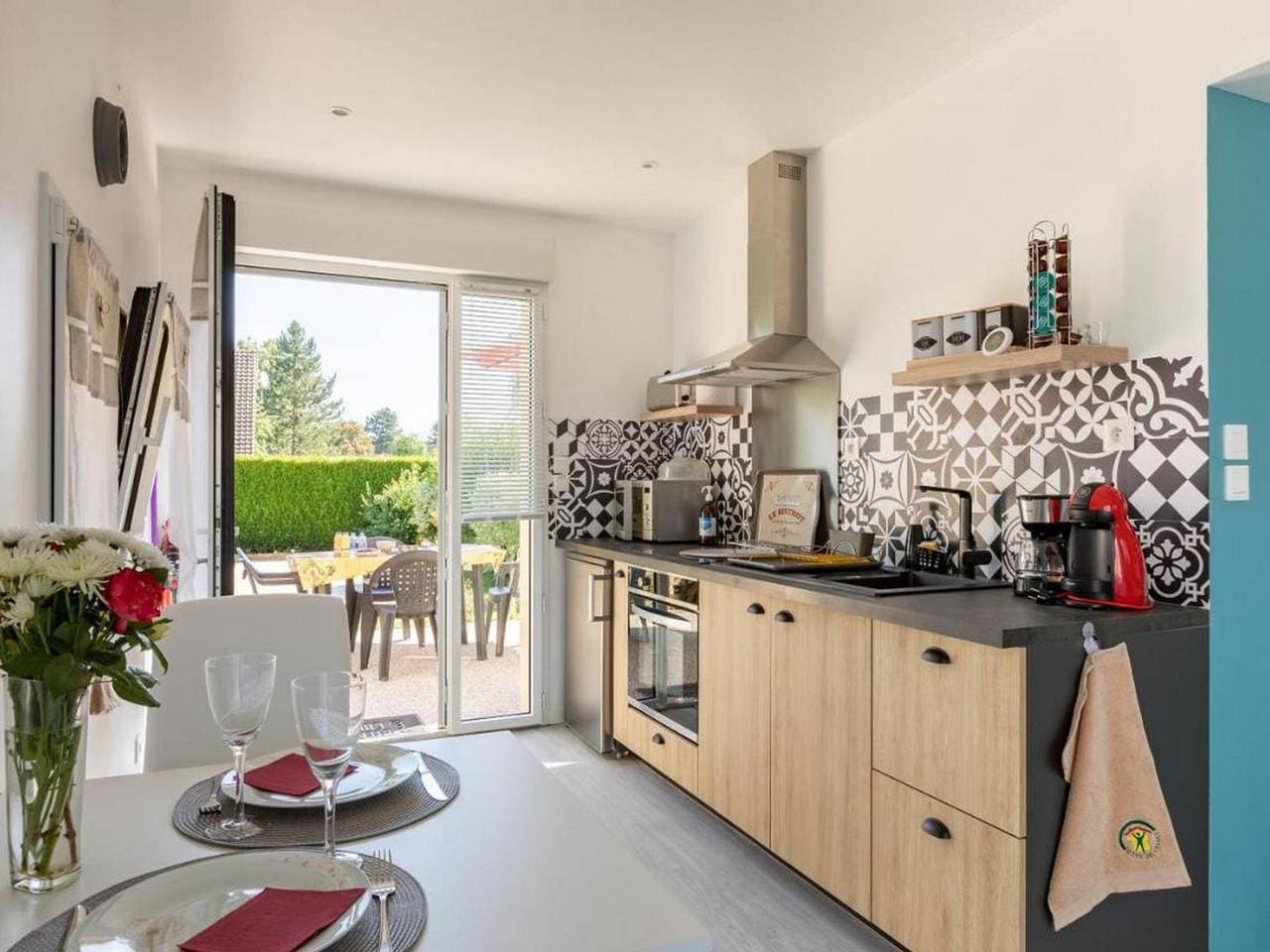 Foto 11 von 17: Gemütliches Studio in der Normandie mit Terrasse, Klimaanlage, Parkplatz und Haustiere erlaubt
