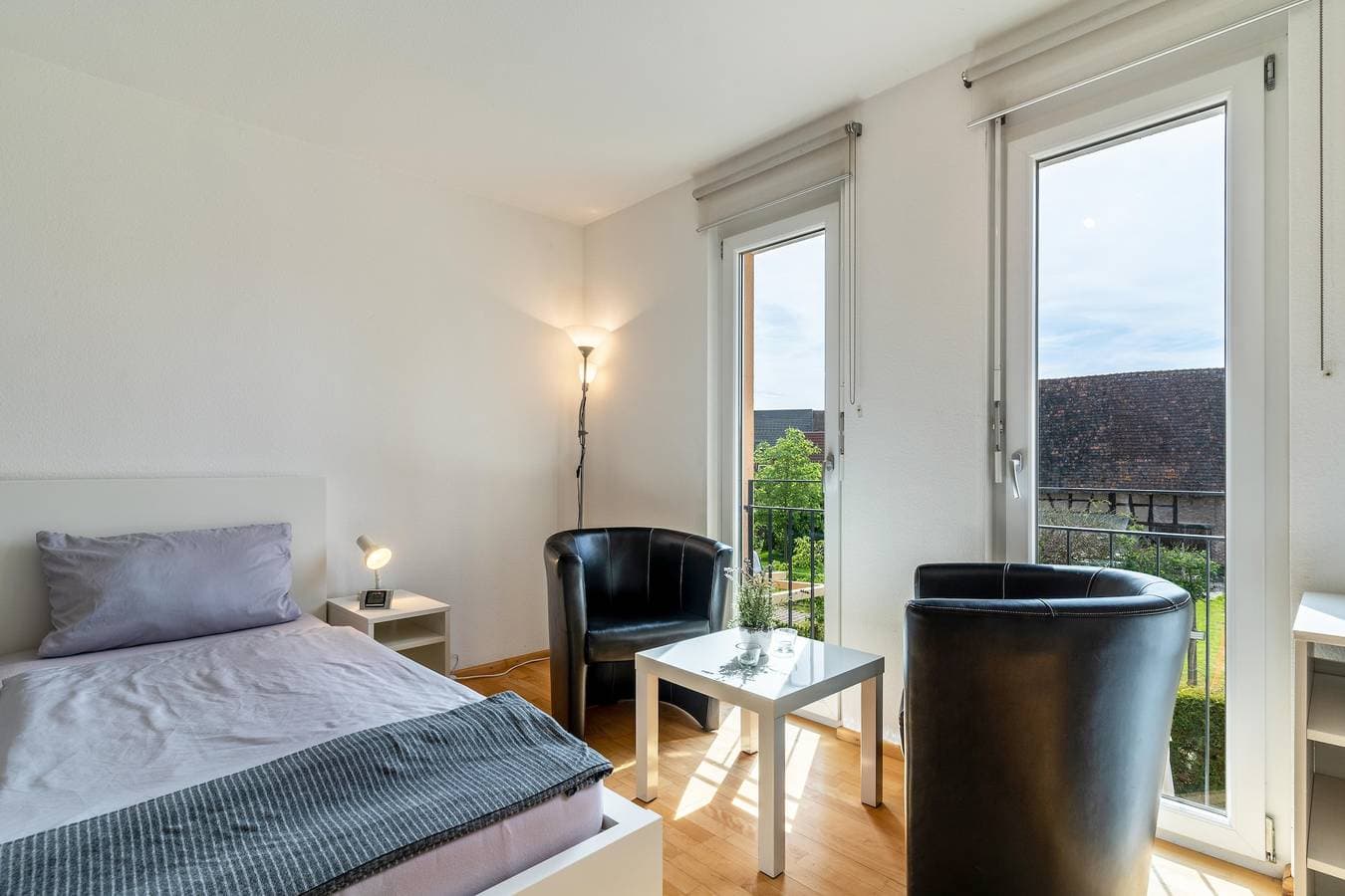 Foto 4 von 17: Einzimmerapartment 'Ferienwohnung Lehen - Herr 2' mit Gemeinschaftsgarten und WLAN