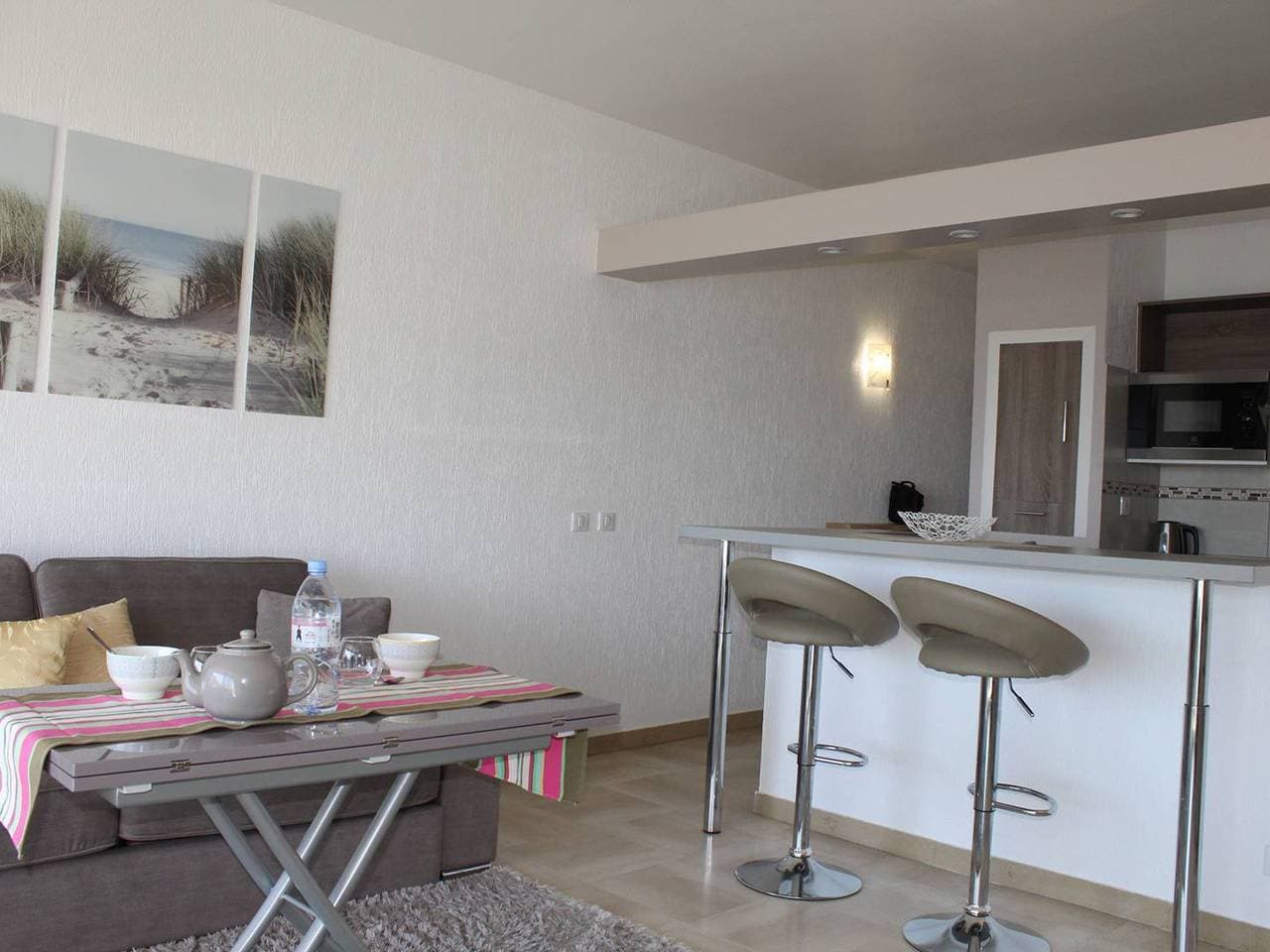 Foto 4 von 17: 2-Zimmer-Wohnung, 4 Schlafplätze, klimatisiert mit Parkplatz in Villeneuve-Loubet Plage