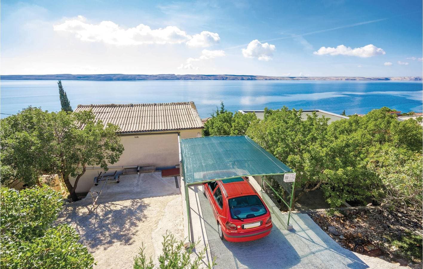 Foto 3 von 27: Apartment mit Meerblick, Terrasse, WLAN und Parkplatz, 700 m vom Strand entfernt