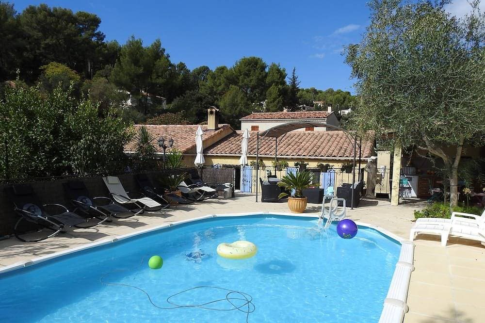 Provencal Villa In Der Nähe Von Cassis 5mm Vom Strand Der Baumwolle 1