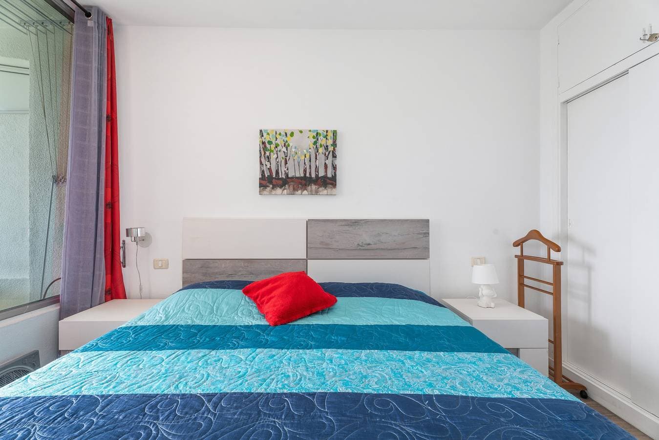Foto 12 von 26: Ferienwohnung „Fantastisches 1-Schlafzimmer-Apartment mit Meerblick“, Pool & Klimaanlage