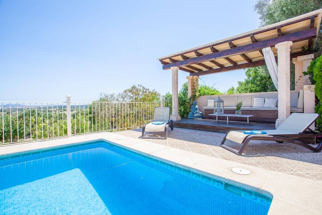 Sa Font - Ferienhaus mit privaten Pool in Petra. WiFi gratis 1