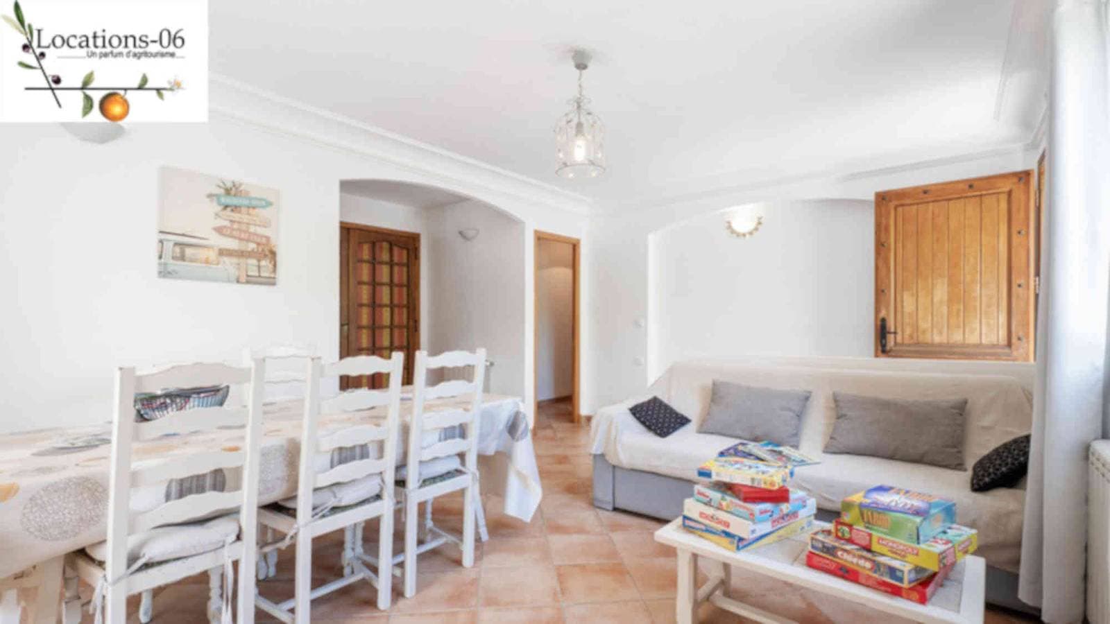 Foto 7 von 15: Vermietung rez-de-villa daher möblierter F2 für 1 -4 Personen, 30mn Nizza