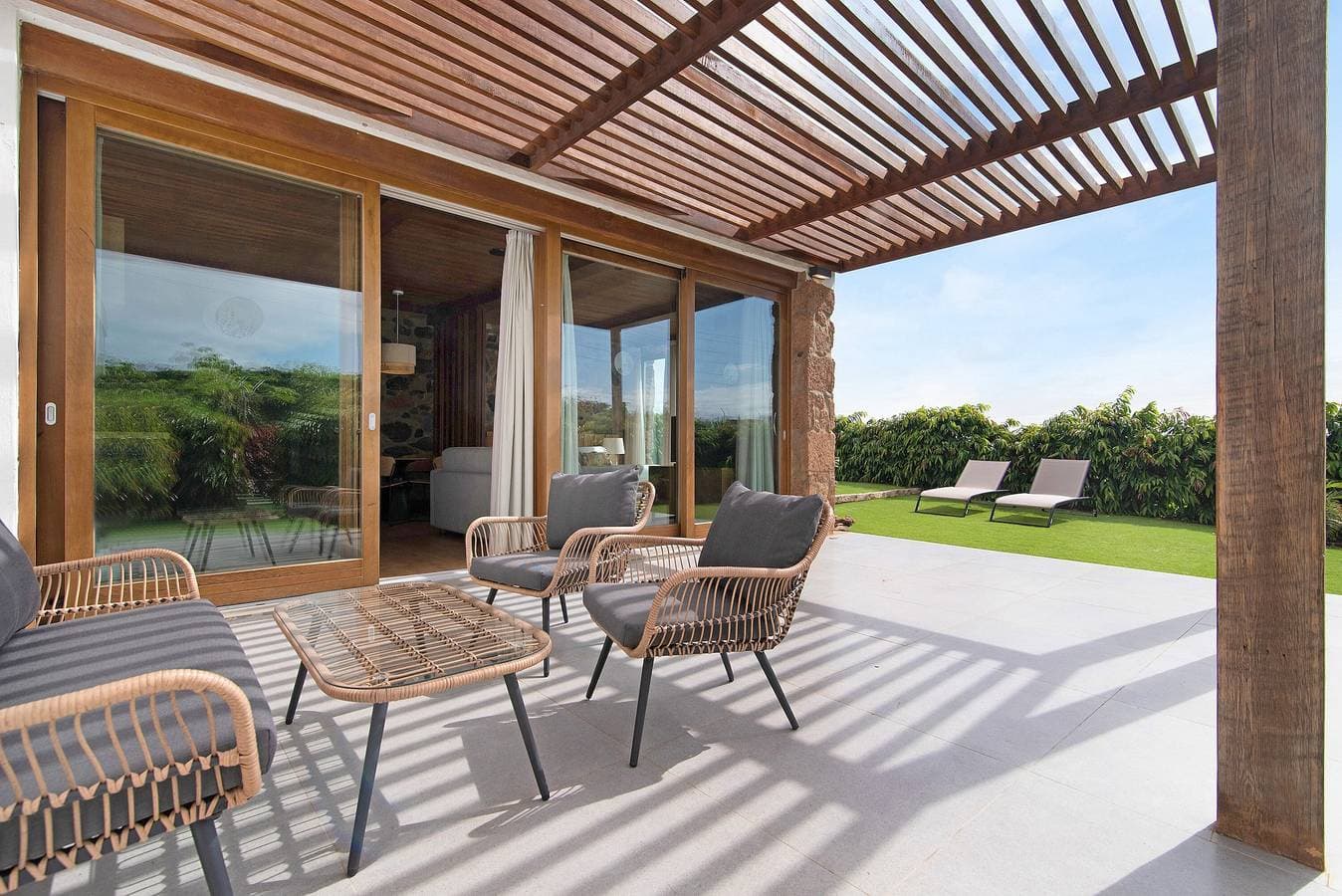 Foto 2 von 29: Landhaus 'Lis – Finca La Suerte Grande' mit Bergblick, privater Terrasse und WLAN