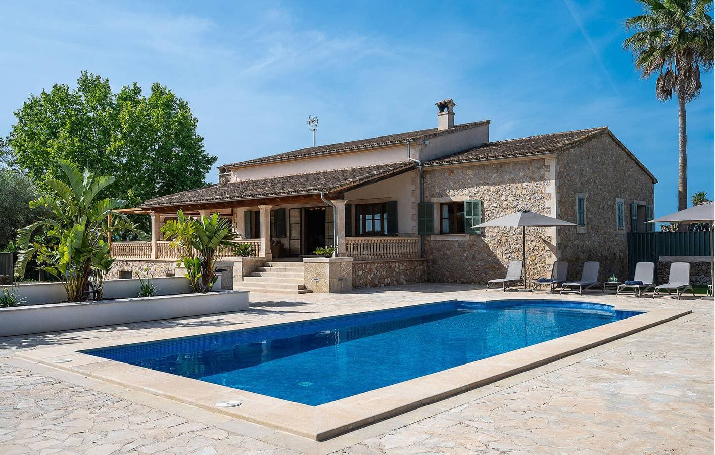Manacor Oasis mit Pool, Terrasse und Grill - 1,5 km zum Stadtzentrum 1