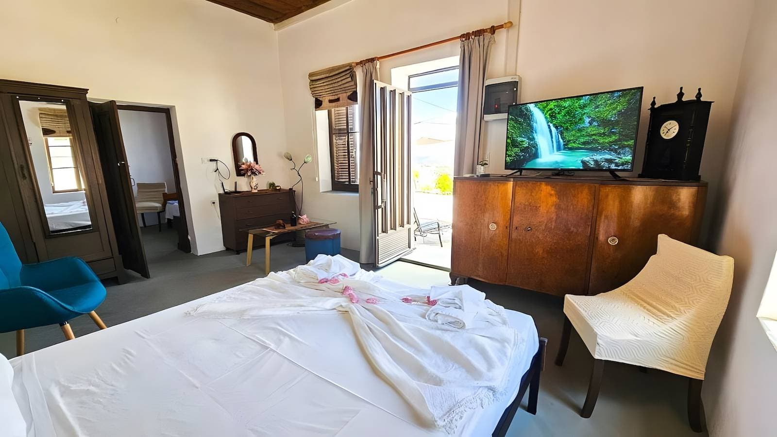 Foto 10 von 40: Apartment „Traditional House Aggeliki“ mit Meerblick, WLAN und Klimaanlage