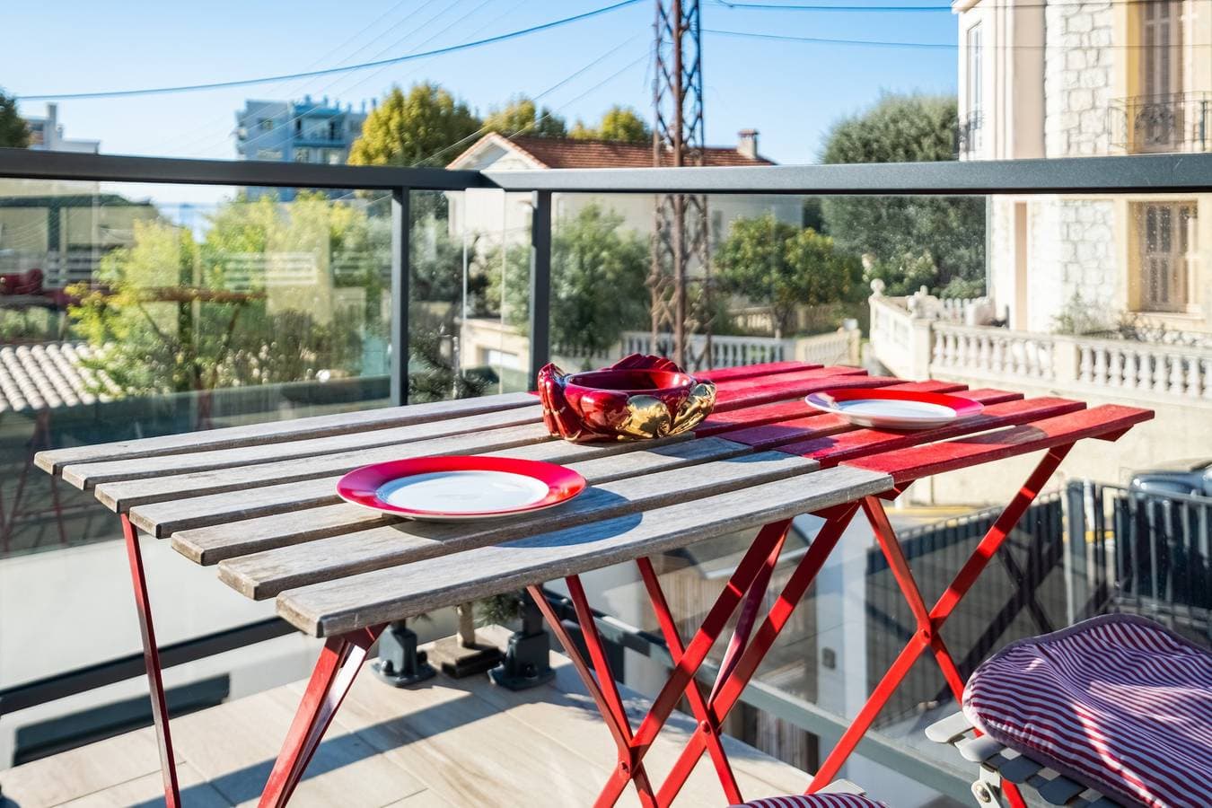 Foto 10 von 23: Apartment 'T3 Cros De Cagnes Bord De Plage' mit privater Terrasse, WLAN und Klimaanlage