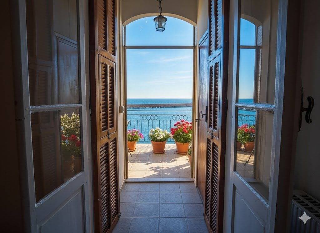 Foto 4 von 21: Unterkunft mit schöner Terrasse Meerblick | Ap119