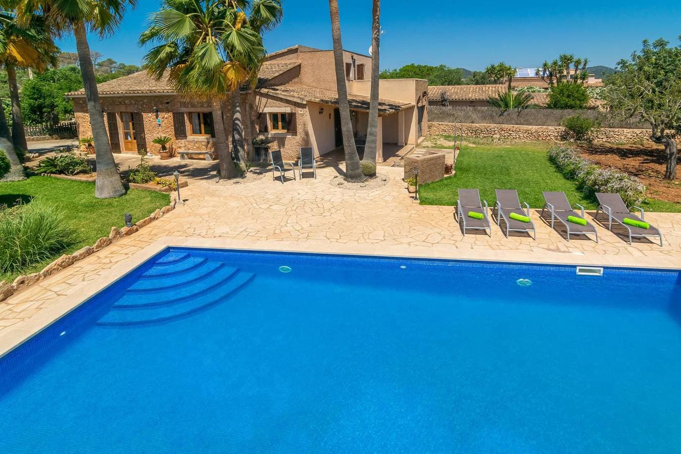 Foto 4 von 38: Es Coco De Sa Mola - Ferienhaus mit privaten Pool in S'Alqueria Blanca (Santanyí). WiFi gratis