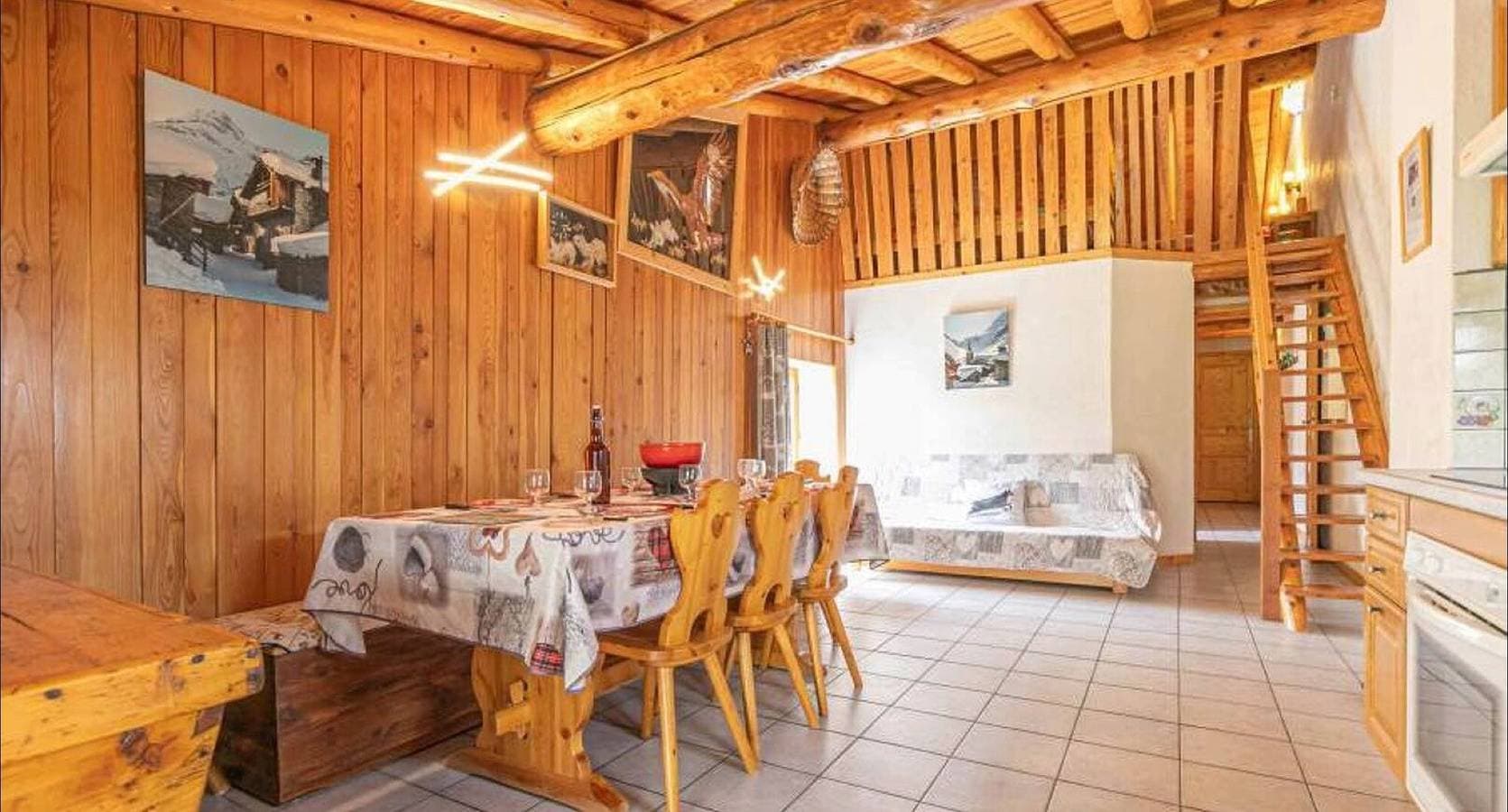 Foto 4 von 21: Chalet „Vernès Le Chamois“ mit Bergblick, Gemeinschaftsgarten und WLAN