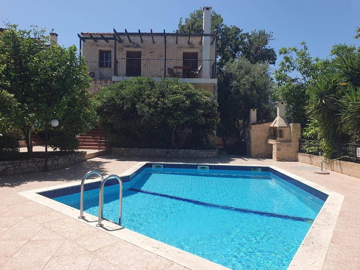 Villa Eudokia Terrace Views Pool 1