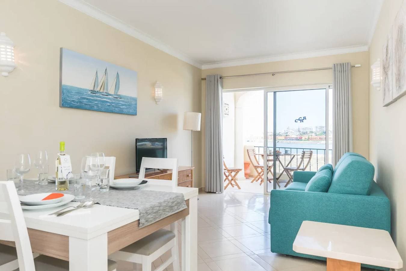 Foto 2 von 14: Ein-Schlafzimmer Apartment mit Meerblick Clube Rio Ferragudo