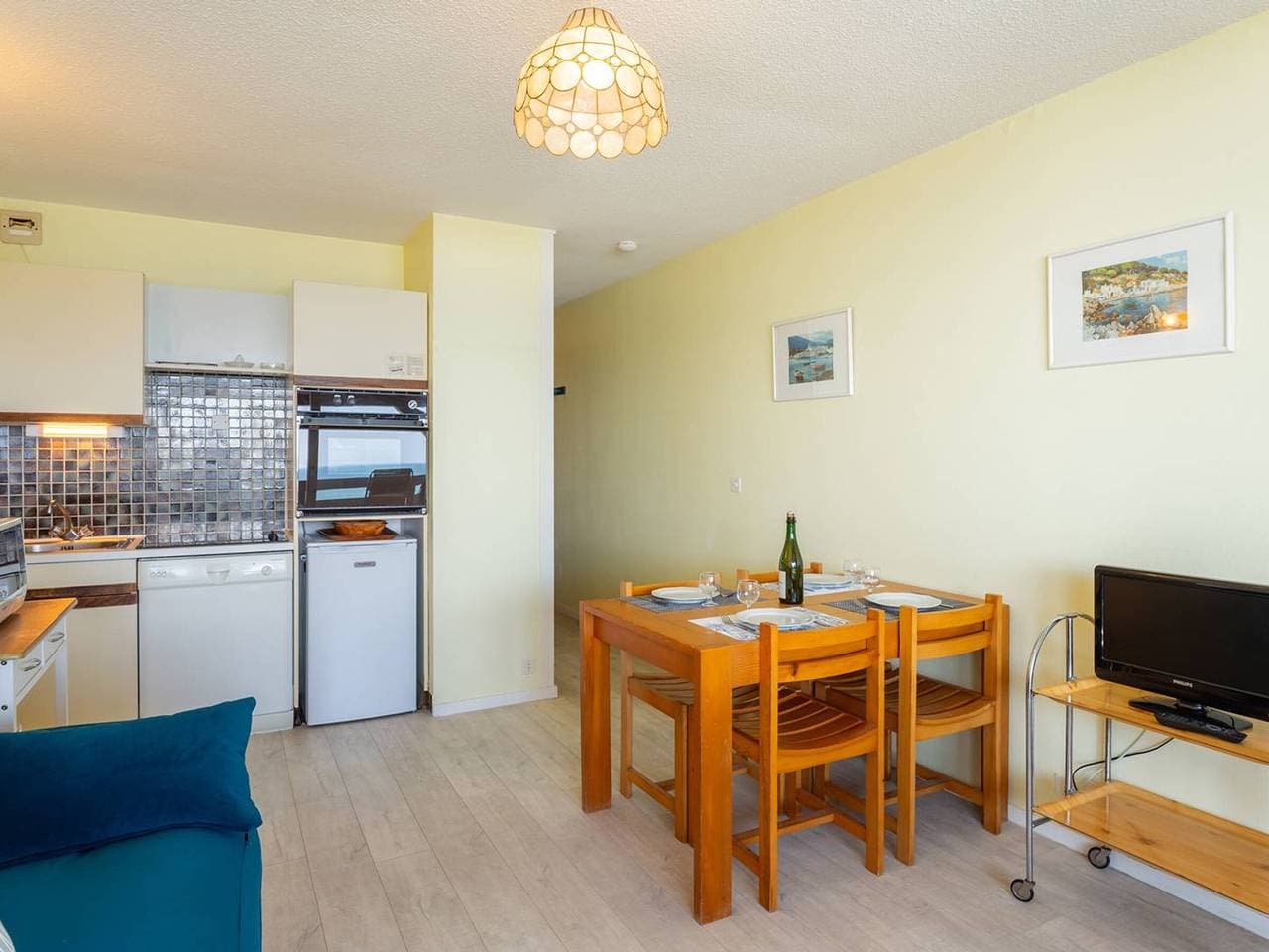 Foto 4 von 15: Carnac: Gemütliches Studio 23m² am Strand, Parkplatz, haustierfreundlich