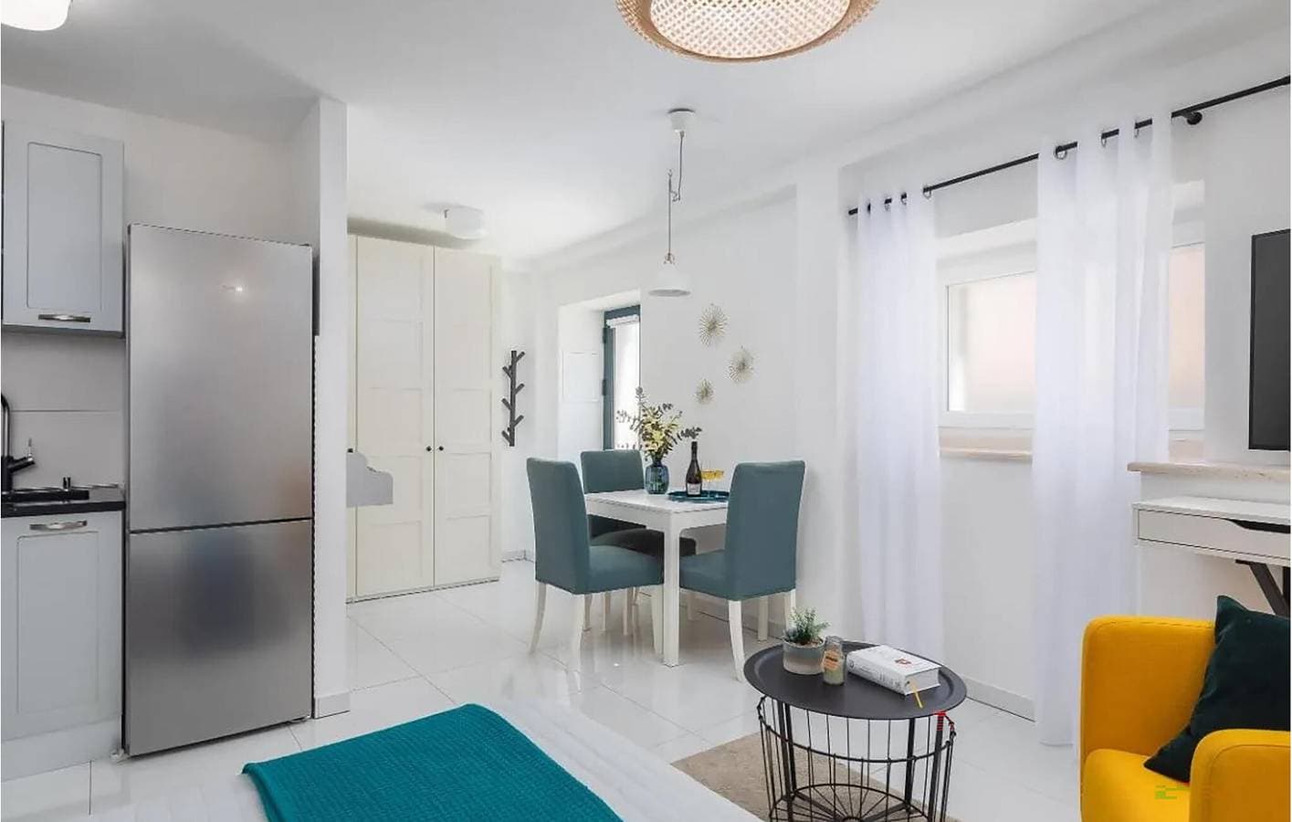 Foto 11 von 16: Apartment mit Meerblick, WLAN, Terrasse und Parkplatz – 300 m vom Strand entfernt