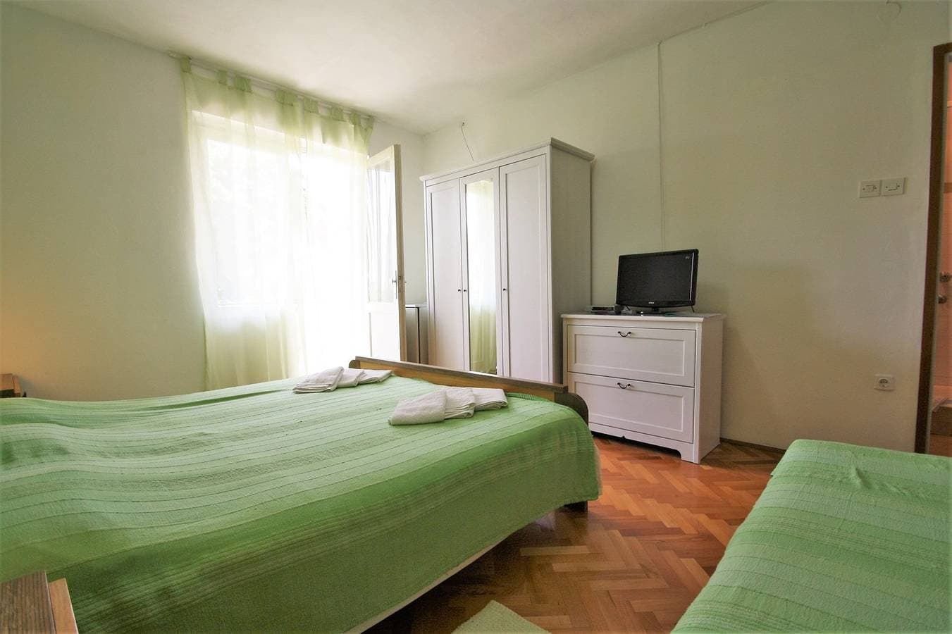 Dreibettzimmer Sauko - Maslina mit Balkon in Poreč 1